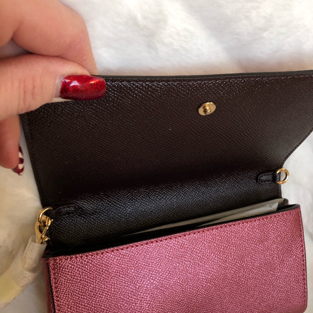 NWT Coach metallic Crossbody - Picture 4 of 8